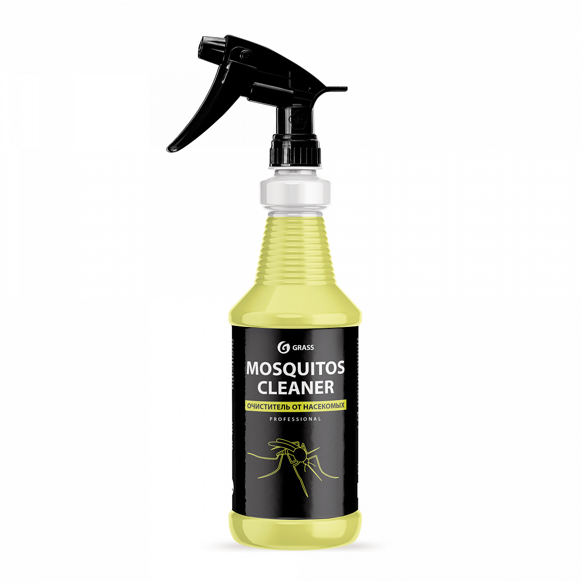 GraSS Средство для удаления следов насекомых Mosquitos Cleaner (проф.  линейка) 110357 1л триггер ВРЕМЕННО СНЯТО С ПРОИЗВОДСТВА